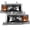 Black Housing, variant on AKKON - For Scion xB Black Front Headlights Head Lamps Driver Left + Passenger Right Side Replacement Pair Set