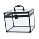 thumbnail image 3 of Organizador de maquillaje, vitrina cosmética, caja decorativa de acrílico transparente con forma de corona. Negro claro, 3 of 7