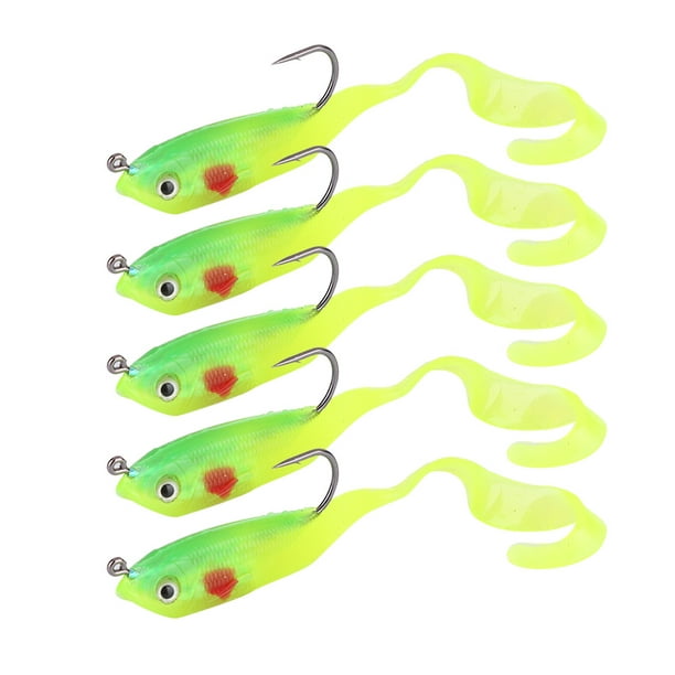 Fishing Lures,5PCS Fish Lures Artificial Seabass Bait Fishing Tackle Finely  Tuned Performance