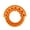 Orange, variant on Oasiva Portable 20 Hole Drill Bit Sharpener for All Bits 2-13mm for Angle Grinder High Performances Bit Grinding Polishing Tool