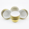 thumbnail image 3 of 500pcs Foil Cupcake Liner - Muffin Liners - Tazas para hornear para bodas, cumpleaños, baby showers, fiesta Ormromra CPB-DE-LYY1438-2, 3 of 5