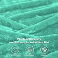 thumbnail image 5 of Superior Super Soft Plush Fleece Blanket 50" x 70", Bed & Couch Blankets, Throw XL, Turquoise, 5 of 10