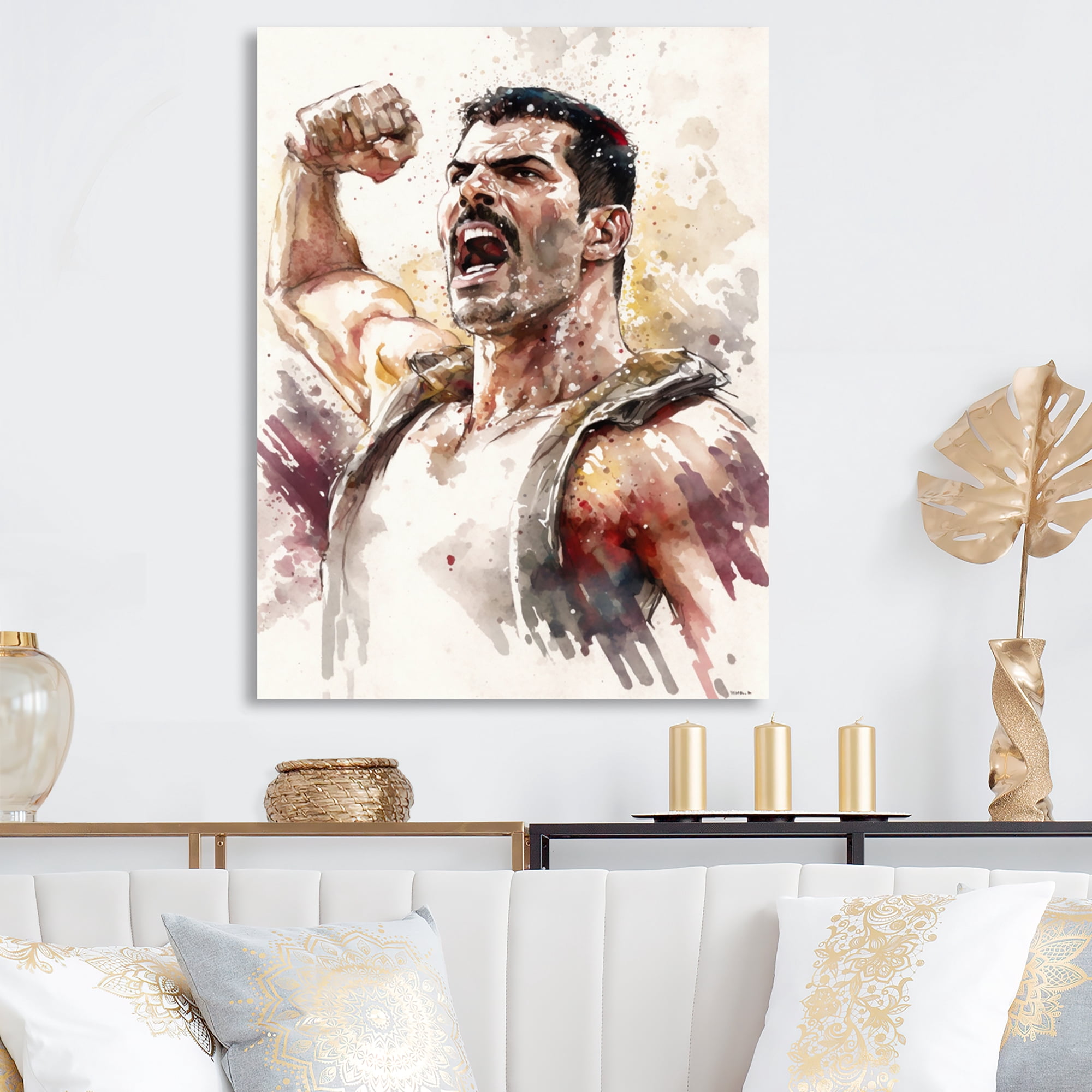 Designart Man On Stage I Canvas Wall Art