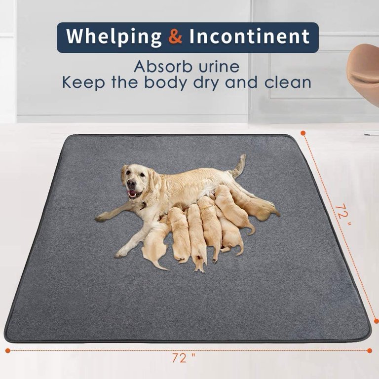 Washable Pee Pads For Dogs 65x45/72x72 Extra Large Reusable, 44 OFF