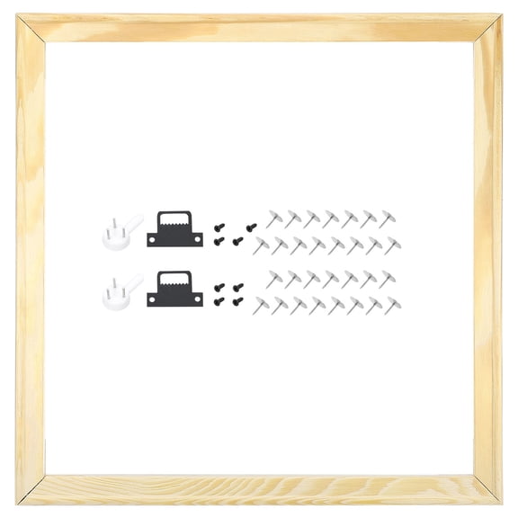 Uxcell DIY Canvas Stretcher Bars, 16 x 16 inch Canvas Frame Wooden Frames Kit