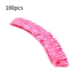 thumbnail image 2 of SPRING PARK 100pcs Disposable Waterproof Hair Cap Reusable Shower Cap Hat Bath Cap Clear Plastic, 2 of 8