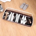 thumbnail image 4 of Bewildely Organizador de zapatos Caja de zapatos debajo de la cama Cajas de almacenamiento impermeables Cierre de cremallera lavable Bolsa a Almacenamiento y organización del hogar L, 4 of 6