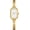 White Gold, variant on Women's Bracelet Watch,Small Oval Analog Quartz Watch with Luxury Dial,.Adjustment Tool Included