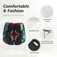 thumbnail image 4 of KLL Mystic Wolf Dreamcatcher Pattern Shorts Women,Athletic Shorts High Waisted Running Shorts Pocket Sporty Short Gym Elastic Workout Shorts-X-Large, 4 of 7