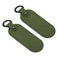 thumbnail image 1 of 2 Pcs Soporte de Unidad Flash USB de Cuero, Soporte para Llavero 5"x1.7" Estuche de Almacenamiento Portátil Estuche Protector con Llavero para Unidad Flash, Verde, 1 of 6
