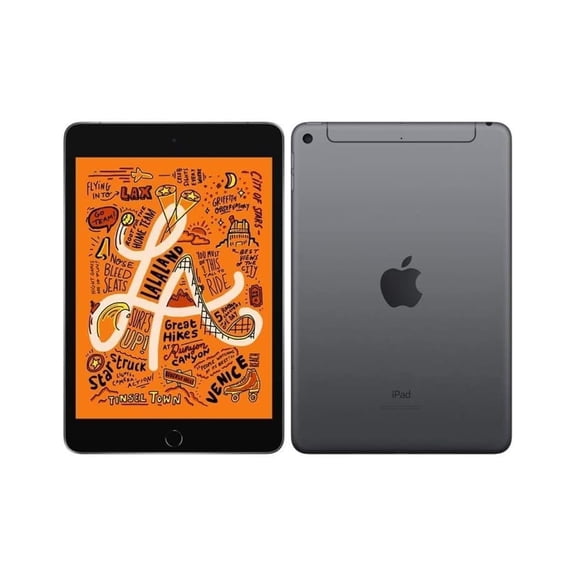 Restored Apple Ipad Mini 5th. Gen - 7.9" Apple A12 Bionic 3GB RAM 64GB Storage - Wifi+Cellular