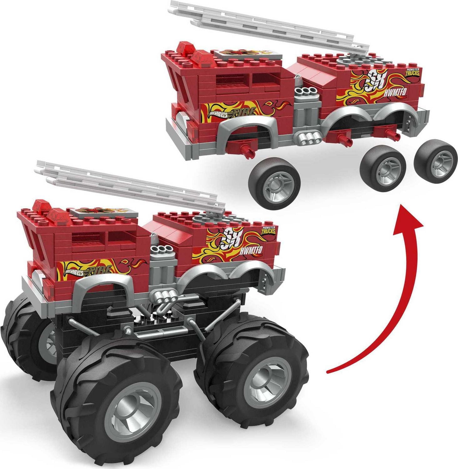 MEGA – Hot Wheels – Camion incendie HW 5-Alarm