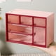 thumbnail image 4 of Xihbxyly Caja de Almacenamiento Tipo Cajón, Organizador Apilable de Plástico, Gran Capacidad para Joyas y Artículos Pequeños, Multiusos para Dormitorio, Oficina y Cocina, Fácil Acceso, 17,8 X 9,7 X 1, 4 of 5