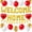 Gold and red, variant on Welcome Home Decorations Green Gold,Gold Welcome Home Foil Balloon Banner with Sage Green White Heart Balloons Pennant Flag Bunting for Housewarming Baby Shower Home Family Party Supplies