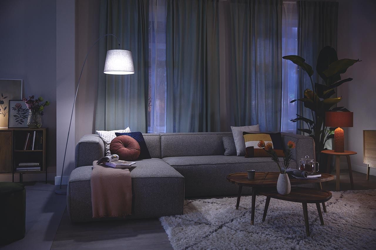 PHILIPS 8W  75W ST19 Medium Base Soft White Warm Glow LED Light Bulbs - Clear Glass, 2 Pack, Philips ST19 LED