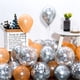 thumbnail image 4 of Confeti blanco y plateado de 15 piezas, decoración de feliz cumpleaños, fiesta de boda, Globos de helio de aire blanco perla, globo de fondo para Baby Shower, 4 of 4