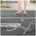 thumbnail image 4 of Kitchen Rugs Sets of 2 YEERSWAG 22"x 30"+ 22"x48“ Runner Rugs for Kitchen, Washable Kitchen Mat Soft Comfort Floor Mat Polypropylene Non-Slip Rug for Kitchen Hallway Office Sink Laundry, 4 of 7
