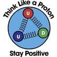 thumbnail image 2 of CafePress - Think Like A Proton Stay Positiv - 11 oz Ceramic Mug - Novelty Coffee Tea Cup, 2 of 4
