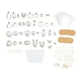 thumbnail image 2 of Stainless Steel Clay Cutters, DIY Innovative Clay Cutters Set  For Earring Making, 2 of 8