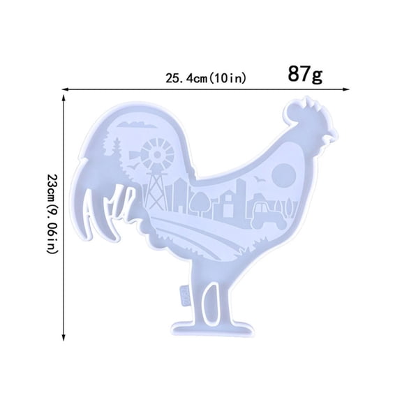 Clearance Under $2.39! 1PC Animal Silicone Mold, Pig Shape Resin Casting Mold for Gypsum & Decor, Silica Gel, for DIY Crafts & Home Decor, (One Size, Clear)