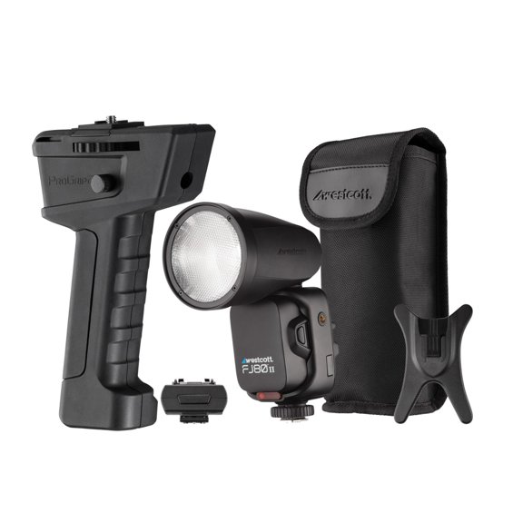 Westcott FJ80 II Universal Touchscreen Speedlight with Adapter for Sony Bundle