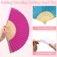 thumbnail image 1 of YAOMOBB Guest Hand Fan Fine Workmanship Bamboo Folding Hand Fan Stay Cool in Style, 1 of 6