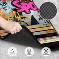 thumbnail image 3 of Fotbe Graffiti Lamp Urban Scene Juego de 4 Tapetes para Auto con Estampado – Alfombrillas de Goma Reforzada, Diseño Antideslizante, Protección para Todo el Año – Vehículos, Autos, Camionetas y SUVs, 3 of 7