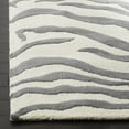 thumbnail image 4 of SAFAVIEH Cambridge Leah Geometric Wool Runner Rug, Ivory/Dark Gray, 2'6" x 8', 4 of 9
