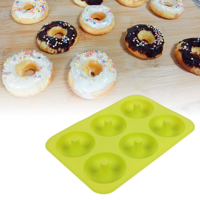 Molde De Silicona Para Rosquillas, Molde De Silicona Para Rosquillas, Molde Para Hornear Rosquillas, Pan Ecológico Resistente Al Desgaste Para Postre
