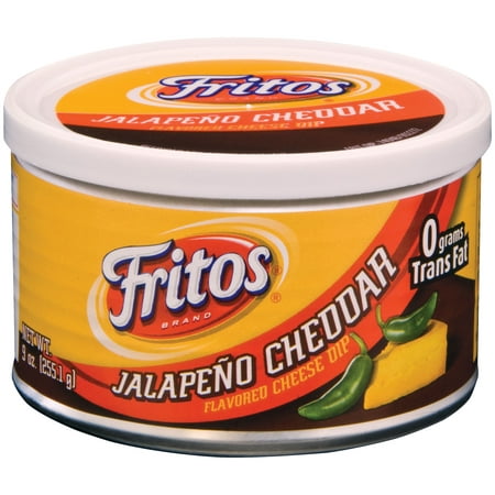 (2 Pack) Fritos Jalapeno Cheddar Flavored Cheese Dip, 9 (Best Velveeta Cheese Dip)