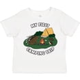 thumbnail image 3 of Inktastic My First Camping Trip-camping Hedgehog Boys or Girls Toddler T-Shirt, 3 of 5