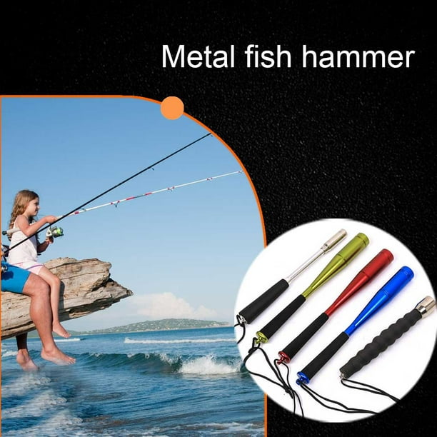 ruzhgo Fishing Aluminum Alloy Hammer Knock Tool Portable Skid