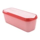 thumbnail image 5 of Recipiente para Helado Perfecl Caja de Almacenamiento Rectangular Hermético Rosado Rojo, 5 of 8