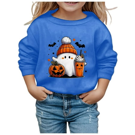 

Teen Kids Sweatshirts Fashion Cute Printed Crew Neck Hoodless Long Sleeve Christmas Sport Warm Comfortable Hoodies for Boys