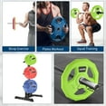 thumbnail image 4 of QinaQin Color Rubber Coated Weight Plates, Cast Iron, Multicolor, 4 of 7