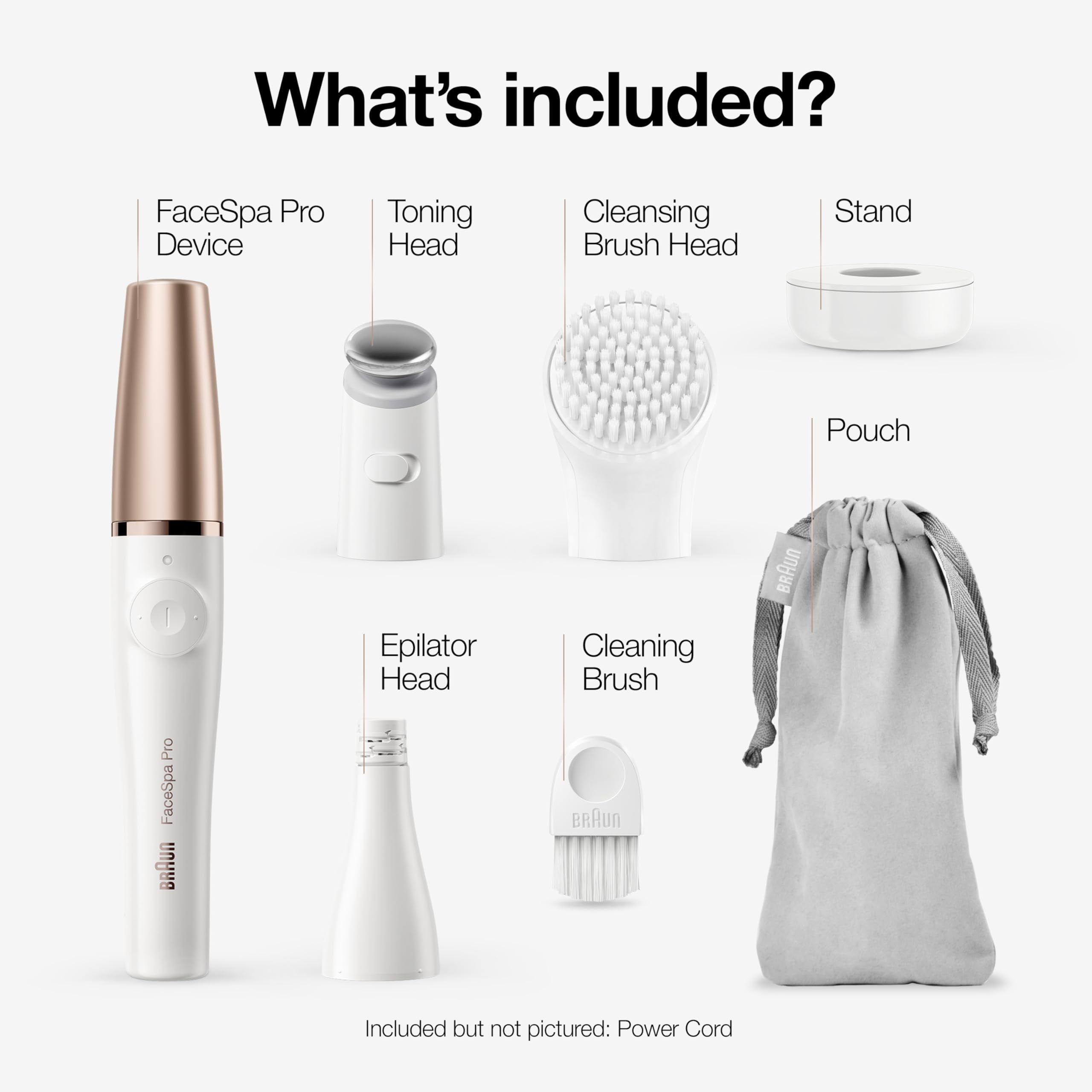 ♡braunfacespa Braun 3-in-1 Facespa Pro Facial Epilator Series 911 with