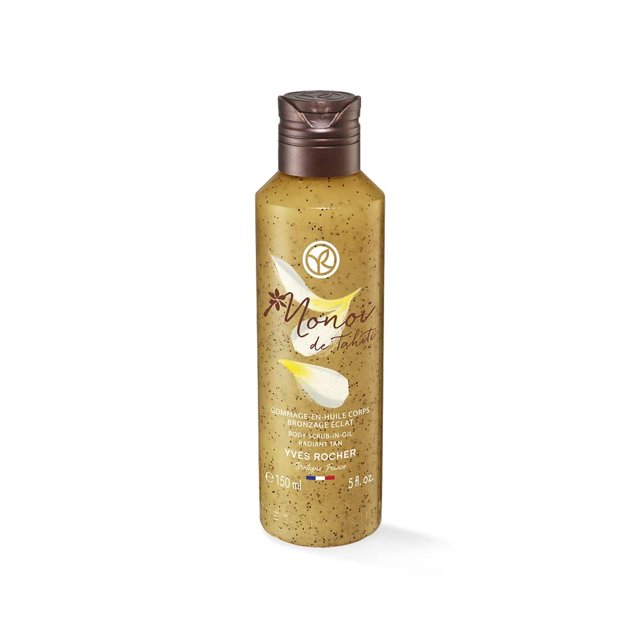 Exfoliante Corporal Yves Rocher Monoi de Tahiti para Ablandar la Piel y Eliminar Células Muertas