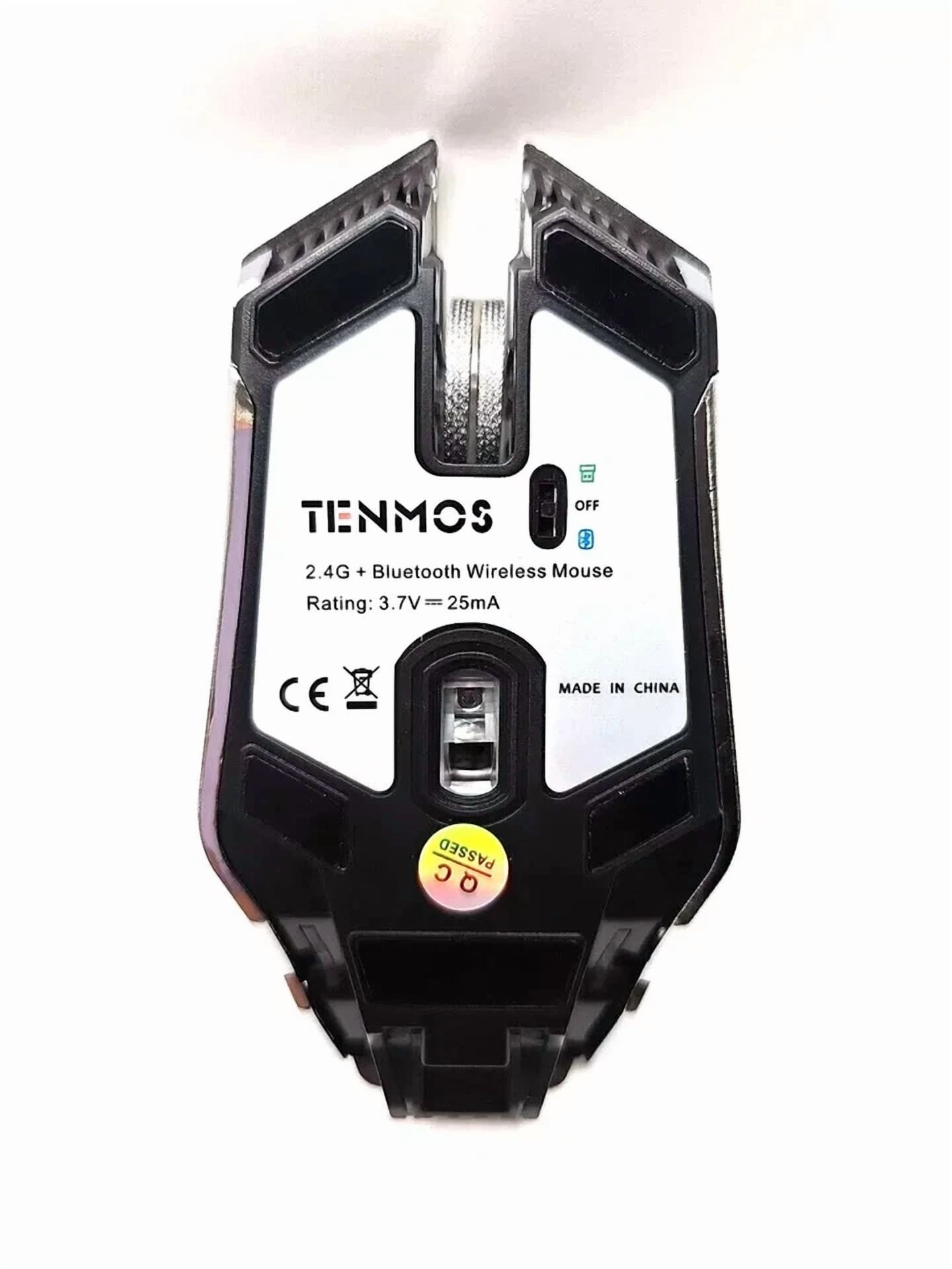 CRESTIN- Tenmos T21 Bluetooth Wireless Gaming Mouse 2.4G