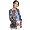 thumbnail image 4 of Dickies Prints Warm Up Scrubs Jacket for Women Snap Front Warm-Up DK306, XXS, A Different Beat, 4 of 7