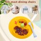 thumbnail image 4 of Tabla de alimentación con ventosa antideslizante para niños pequeños, manteles individuales para bebés con ventosas, sin BPA, aprobados por la FDA, aptos para lavavajillas y microondas., 4 of 5