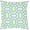 Medium Gray, Light Green, White / Emmaus, variant on Hauteloom Emmaus Throw Pillow