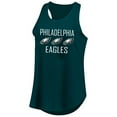thumbnail image 2 of Women's-Fanatics Jalen Hurts Green Philadelphia Eagles Plus Size Name & Number Tank Top, 2 of 3