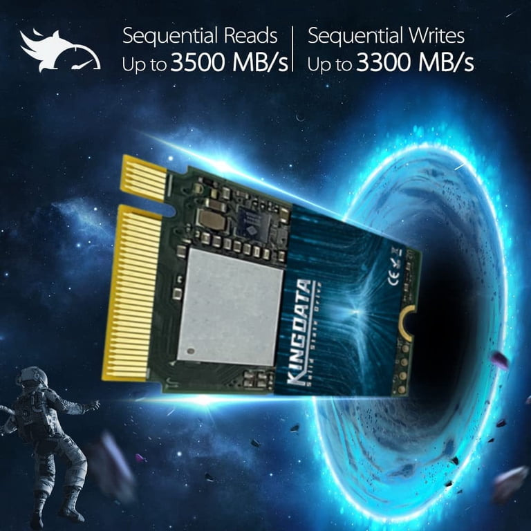 KINGDATA M.2 2230 SSD 512GB PCIe NVMe Gen 4.0X4 Internal Solid