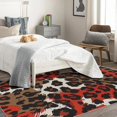 thumbnail image 4 of Leopard Print Rugs for Living Room Bedroom - Colorful Rug 3x5 - Abstract Art Carpet for Home Decor - Washable Non Slip Patterned Indoor Small Area Rug - Soft & Low Pile (ZJ&355), 4 of 7