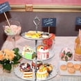 thumbnail image 4 of Soporte de exhibición de pasteles de 3 niveles Bandeja de bocadillos de postres de frutas FleinngHoz JD711620931, 4 of 7
