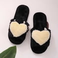 thumbnail image 6 of Women's House Slippers Fuzzy Fluffy Warm Open Toe Home Shoes Indoor and Outdoor Slipper Beige 7.5-8.5, 6 of 7