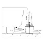 Sanilo Saniswift Dual Action Gray Water Drain Pump for Residential Use