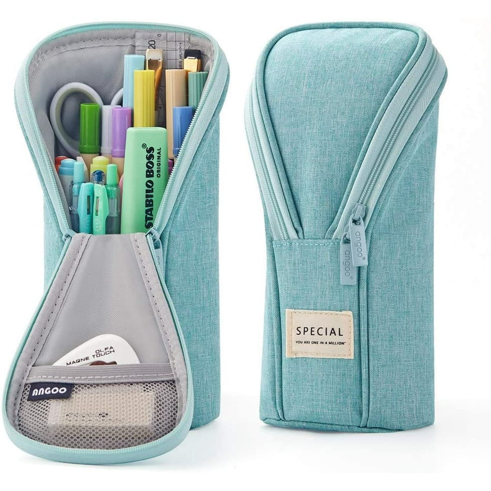 Standing Pencil Case Pencil Pouch Bag for Teen Girl Boy Student