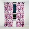 thumbnail image 3 of Designart "Dreamy Orchid Oasis III" Tropical Blackout Curtain Single Panel, 3 of 4