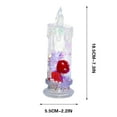 thumbnail image 3 of Ke1Clo Night Light under $5! LED Simulation Electronic Candle Rose Heart Decor for Bedroom Gift Romantic Ambiance, 3 of 3
